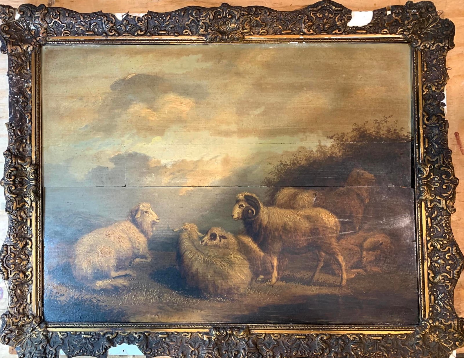 Unknown-artist_Oil-on-board_Category-Paintings-BEFORE